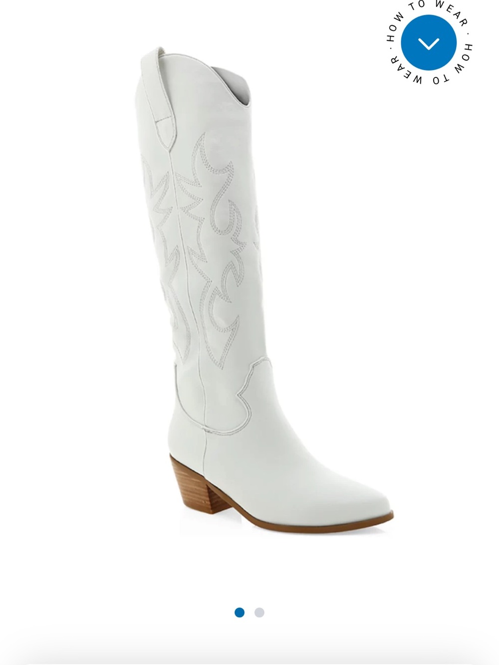 Women’s White Bellini Urson Western Boots